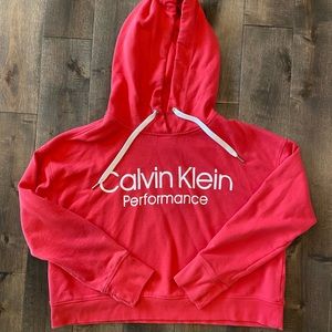 Calvin Klein performance cropped hoodie